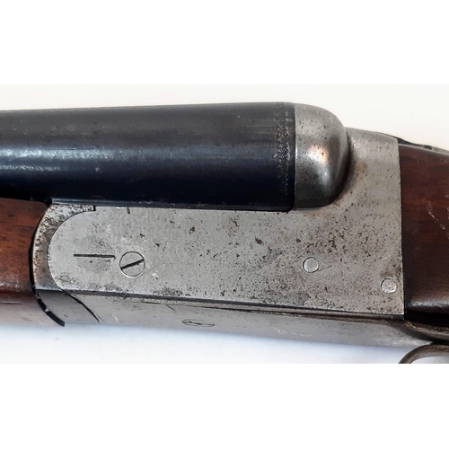 1552 - A Vintage Deactivated 12 Gauge Side by Side Sawn-Off Shotgun. This Spanish Sabre made gun has 14.5 i... 