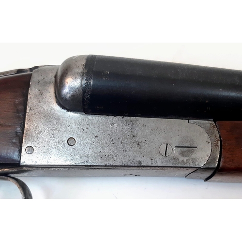 1552 - A Vintage Deactivated 12 Gauge Side by Side Sawn-Off Shotgun. This Spanish Sabre made gun has 14.5 i... 