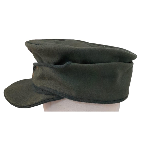 608 - 3 rd Reich Forestry Service Forstaufseher’s M43 Cap. The Forestry Service was responsible for supply... 