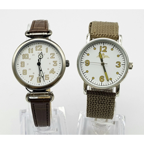 1137 - Two Unworn Military Homage Watches Comprising; 1) a 1910’s United States Expeditionary Force Quartz ... 