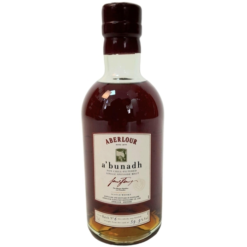 172 - A Rare Bottle of Aberlour a'bunadh Batch No.6 Single Speyside Malt Scotch Whisky. 70cl.