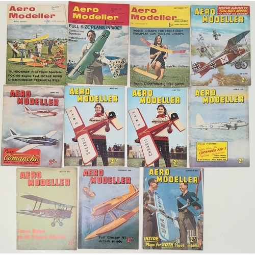 729 - 40 Copies of the Vintage Aero Modeller Magazine. Please see inventory photo for finer details.