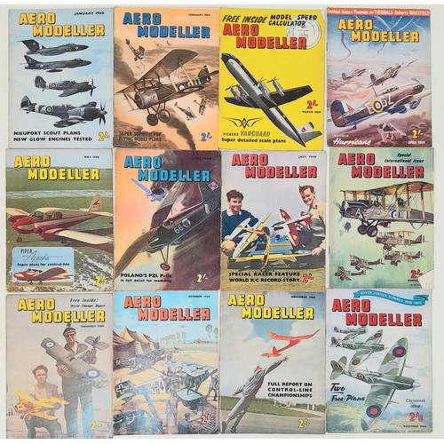 729 - 40 Copies of the Vintage Aero Modeller Magazine. Please see inventory photo for finer details.