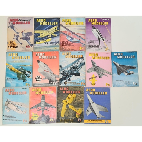 729 - 40 Copies of the Vintage Aero Modeller Magazine. Please see inventory photo for finer details.