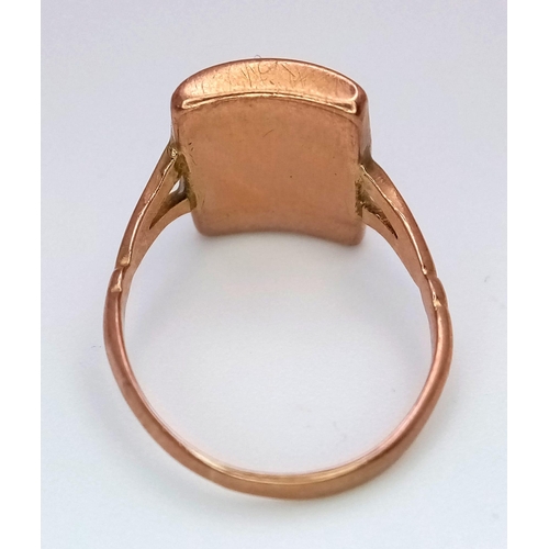 1364 - A 9K ROSE GOLD INITIAL 