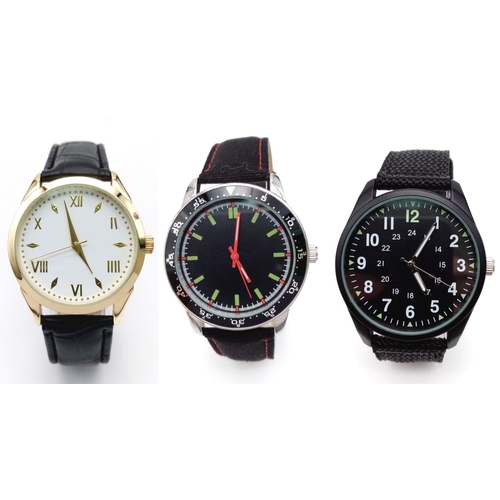 1391 - A Parcel of Three Unworn Military Homage Watches Comprising; 1) 1970’s Australian Army (42mm), 2) 19... 