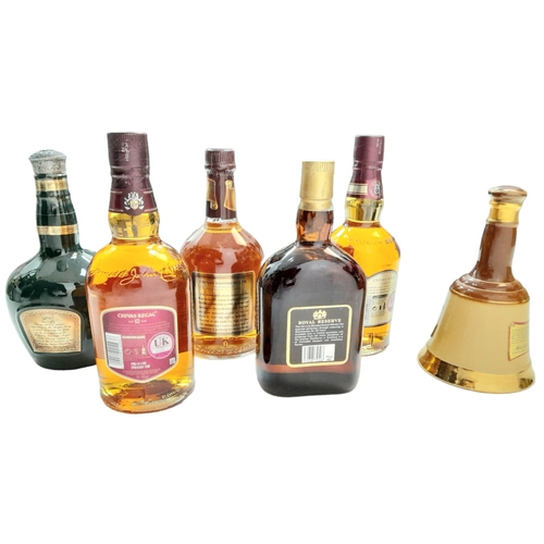 179 - Six Bottles of Whisky. Includes: Chivas x 4 - Boxed Royal Salute - 21 Years (75cl).  Boxed Regal - 1... 