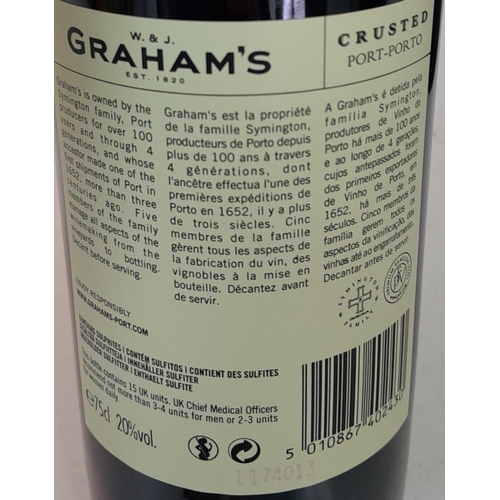 493 - Four Bottles of Port: 2 x Grahams Crusted - 2012 and 2013 (75cl), Taylors First Estate (75cl), and a... 