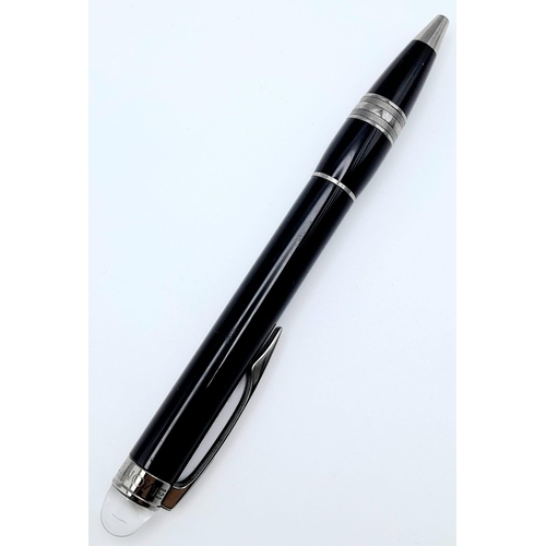 534 - A MONT-BLANC PEN WITH THE CLEAR DOME END AND TWIST EXPOSURE,