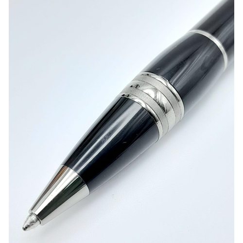 534 - A MONT-BLANC PEN WITH THE CLEAR DOME END AND TWIST EXPOSURE,