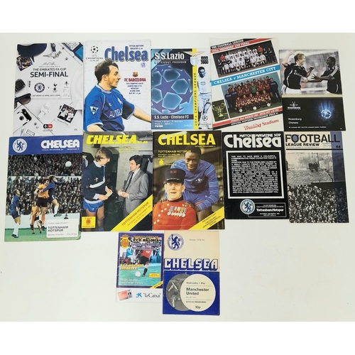 731 - Chelsea programmes from 1970's/80's/90's/2000's and a Football League review from 1967. Programmes i... 