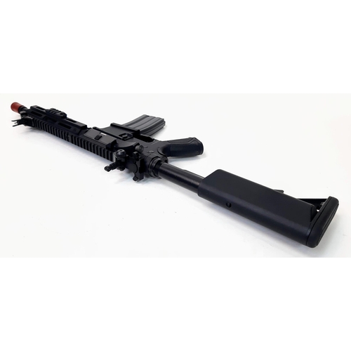 801 - A G&G Armament CM16 2.0 electric air soft gun with battery. With box and manual.