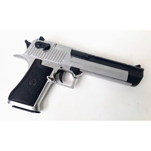 808 - A KWC Desert Eagle air sprung BB gun. With box and paperwork.