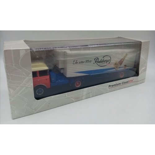 894 - A Premium ClassiXXs Die Cast Skoda 706 Box Wagon Truck and Trailer. As new, in Box.