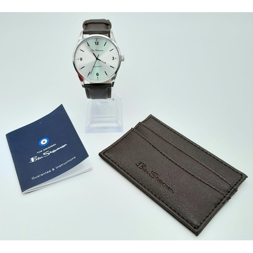 989 - An Unused, Boxed, Ben Sherman Men’s Watch and Card Wallet Set. Watch Measures 46mm including crown. ... 