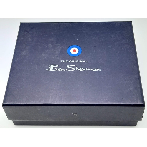 989 - An Unused, Boxed, Ben Sherman Men’s Watch and Card Wallet Set. Watch Measures 46mm including crown. ... 