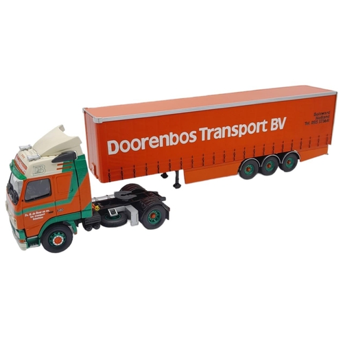 1361 - A Limited Edition Die Cast Corgi Volvo Truck and Curtainside Trailer. As new, in box. Scale - 1:50.