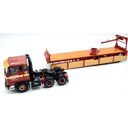 871 - A WSI Die Cast Transportation Lorry with Brick Trailer. 1:50 scale. As new, in box.