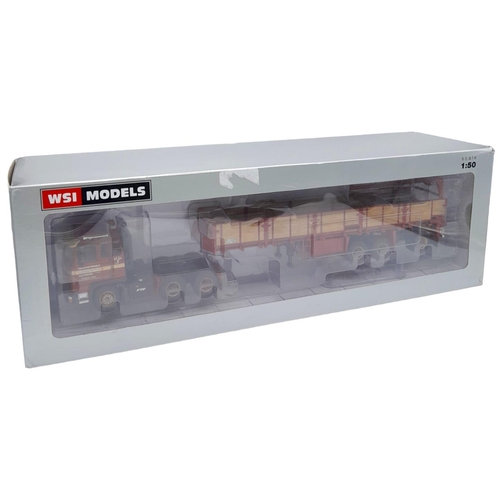 871 - A WSI Die Cast Transportation Lorry with Brick Trailer. 1:50 scale. As new, in box.