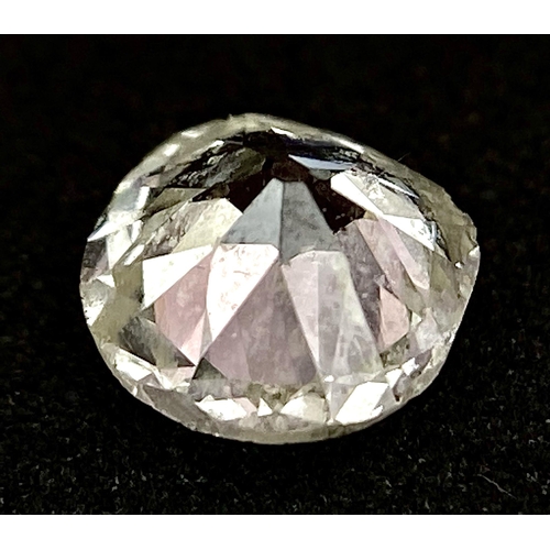 1038 - A 0.37 Carat Brilliant Cut Diamond H Col/S1.