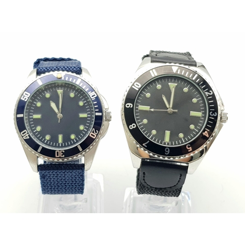 1313 - A Parcel of Two Unworn Military Homage Divers Watches Comprising; 1) A British Special Forces Watch ... 