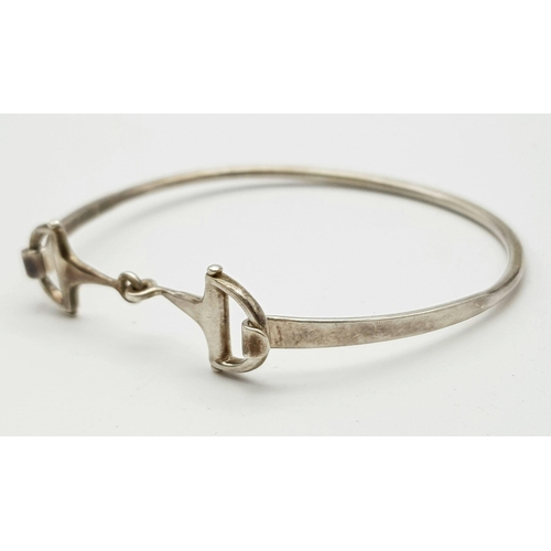 1403 - A vintage 925 silver expanding bangle. Total weight 9.3G.