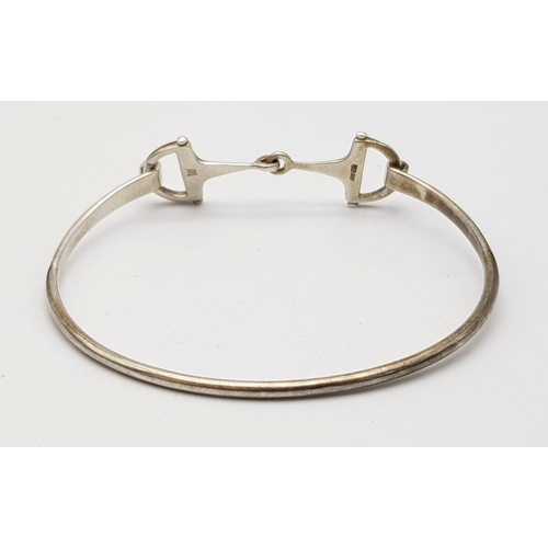 1403 - A vintage 925 silver expanding bangle. Total weight 9.3G.