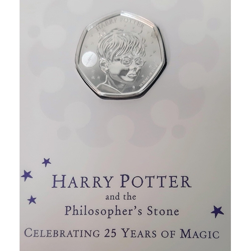 1211 - A Mint Condition Sealed Pack, Royal Mint Issue, Harry Potter and the Philosophers Stone, 25 Years of... 