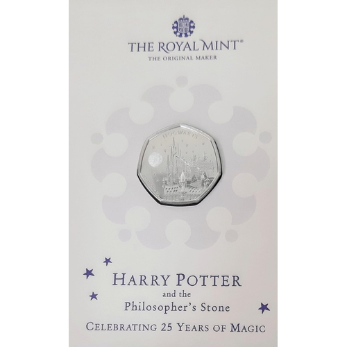 1218 - A Mint Condition Sealed Pack, Royal Mint Issue, Harry Potter and the Philosophers Stone, 25 Years of... 