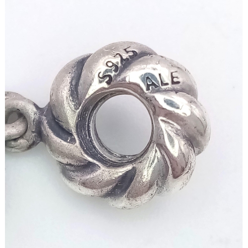 1302 - A PANDORA STERLING SILVER EVIL EYE DROP CHARM 4.1G

ref: SC 3147