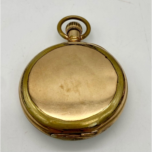 103 - A Very Collectible Antique Rolex Gold Plated Extra Prima Pocket watch. 17 jewels. Signed extra prima... 