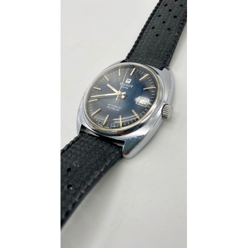 221 - A Vintage Tissot Actualis Autolub Mechanical Gents Watch. Textured synthetic strap. Stainless steel ... 