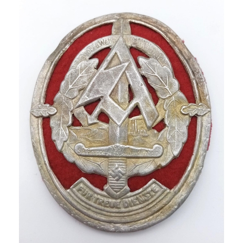 1016 - WW2 3rd Reich SA Sport & Defence Competitions Badge for the SA Gruppe Niederrhein 24/25 July 1937