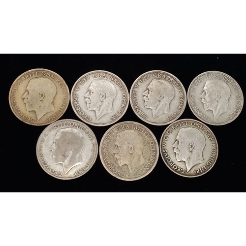 1425 - 23 Pre 1947 Silver Florin Coins. Please see photos for conditions. 254g total weight.