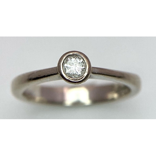 1151 - A Six Ring 18K White Gold Bonanza! To include: (1) Diamond half eternity with centre diamond - Size ... 