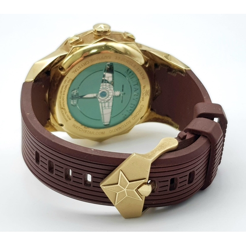 438 - An Excellent Condition, Military DNA, Watch Commemorating the Hawker Hurricane. The Watch is An Auto... 