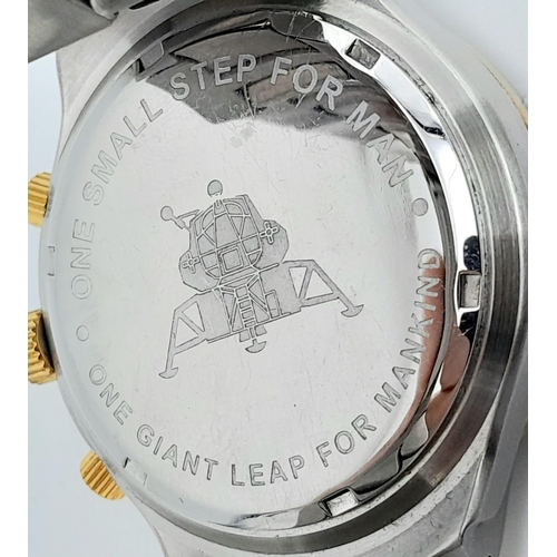 587 - An Excellent Condition Limited Edition Watch Commemorating the Apollo 11 Moon Landing Commissioned b... 