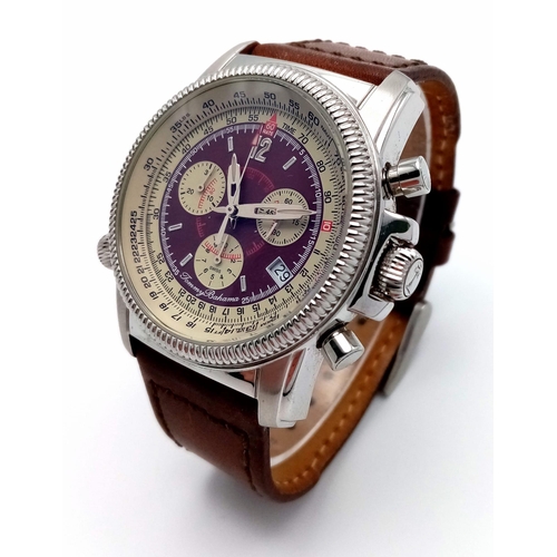 662 - An Excellent Condition, Scarce, Tommy Bahama Men’s Swiss Chronograph Watch Model TB1265. 47mm Includ... 