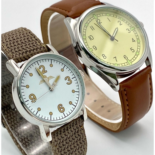 1041 - Two Unworn Military Homage Watches Comprising: a 1940’s Design Canadian Airforce Watch 36mm Includin... 