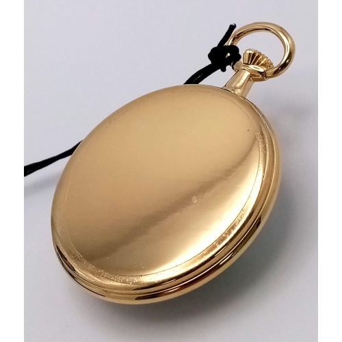 1146 - An Unworn Gold Tone Pocket Watch by Royal London. Comes in Box with Tags. 48mm Diameter. Full Workin... 