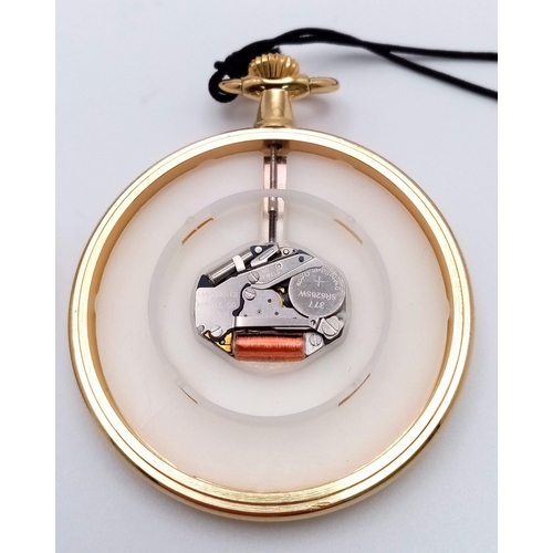 1146 - An Unworn Gold Tone Pocket Watch by Royal London. Comes in Box with Tags. 48mm Diameter. Full Workin... 