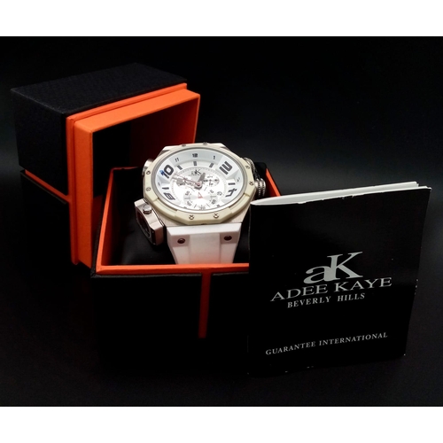 669 - A Limited Edition Run Adee Kaye, Beverley Hills, Oversize Sports Chronograph. 65mm Including Crown. ... 