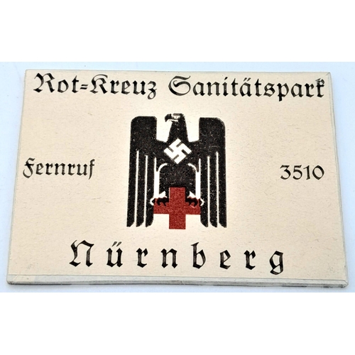 1157 - A WW2 German Red Cross Complementary Mirror, given to wounded soldiers in hospital.