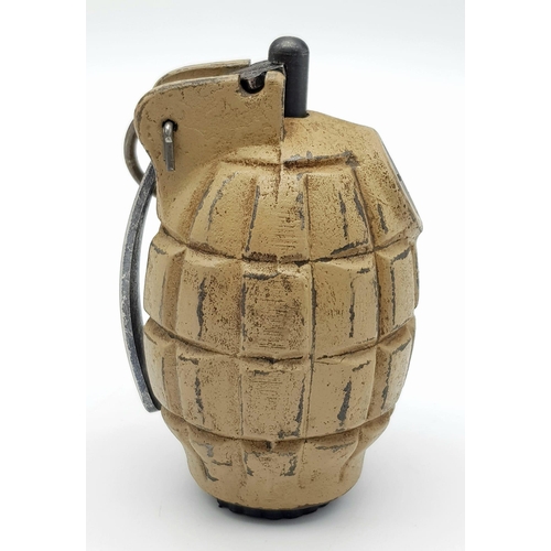 239 - INERT British No 36 Mills Grenade in Desert Colour. UK Mainland Sale ONLY