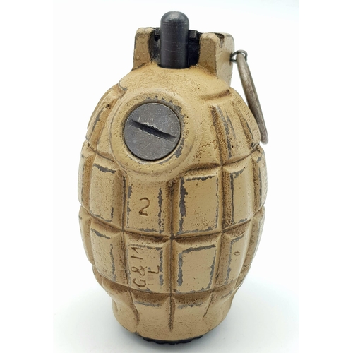 239 - INERT British No 36 Mills Grenade in Desert Colour. UK Mainland Sale ONLY