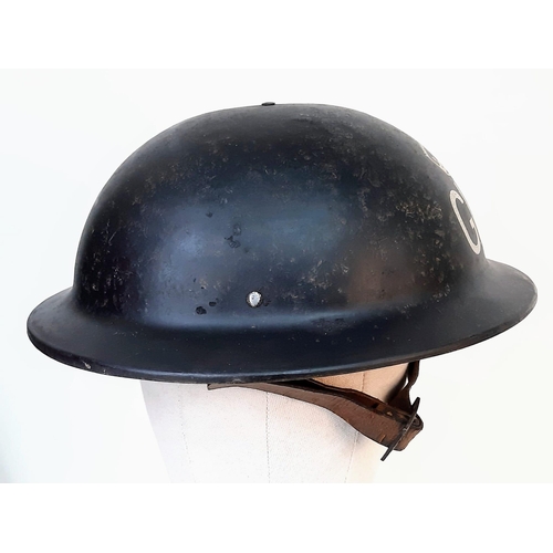 441 - WW2 British General Post Office (Telephone Dept) Liner Layers Non conductive fibre helmet.