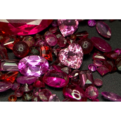 1365 - A Parcel of 165 Burmese Ruby’s. Assorted Sizes, Assorted Cuts. 36.5 Carats Total.