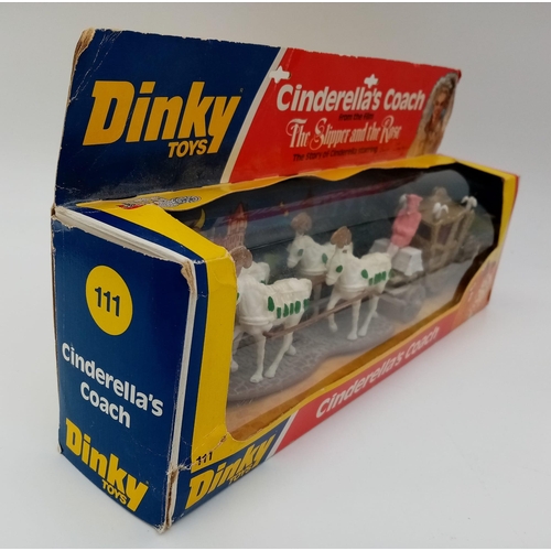 1263 - A Vintage Dinky Cinderella's Coach Model - From the movie The Slipper and the Rose. 28cm length. As ... 