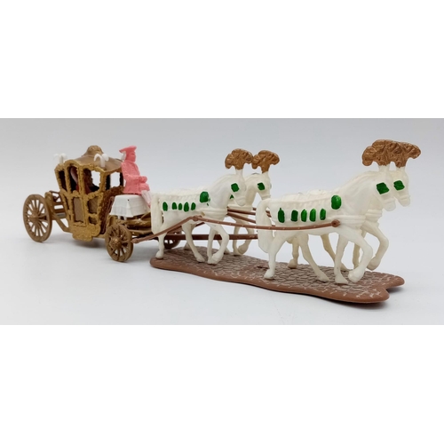 1263 - A Vintage Dinky Cinderella's Coach Model - From the movie The Slipper and the Rose. 28cm length. As ... 