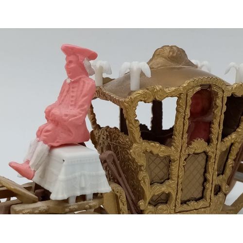 1263 - A Vintage Dinky Cinderella's Coach Model - From the movie The Slipper and the Rose. 28cm length. As ... 